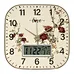 12 inch wall clock with LCD display